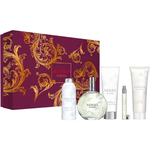 Watier Neiges Set - Fresh Floral Fragrance Gift Set with Eau de Toilette, Shower Gel, Body Veil