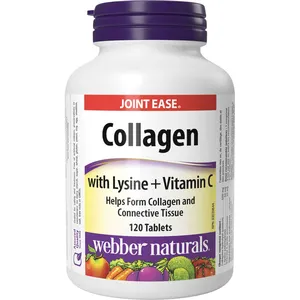 Webber Collagen with Lysine + Vitamin C - Supports Joints, Skin & Connective Tissue Health