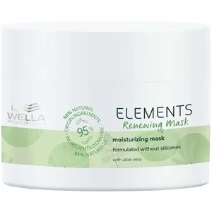 Wella Professionals Elements Renewing Hair Mask 150ml - Intense Moisturizing for Dry Hair, 99% Natural