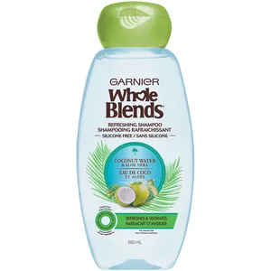 Whole Blends Coconut Water & Aloe Vera Shampoo for Dry Hair - Hydrating, Silicone-Free Formula