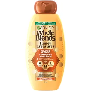 Whole Blends Honey Treasures Repairing Shampoo for Damaged Dry Hair with Acacia and Manuka Honey