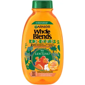Whole Blends Kids Apricot & Cotton Flower 2-In-1 Shampoo for Gentle Detangling & Softening