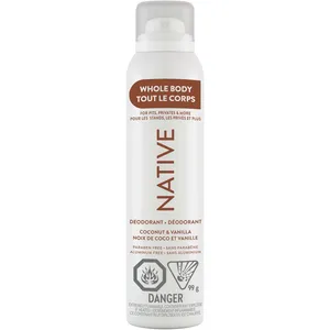 Whole Body Deodorant - Coconut & Vanilla - All-Day Odor Protection - Dermatologist Tested