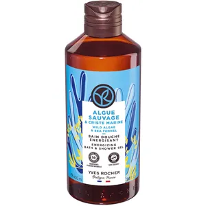 Wild Algae & Sea Fennel Energizing Bath & Shower Gel - Sulfate-Free, Refreshing Gel Cleanser