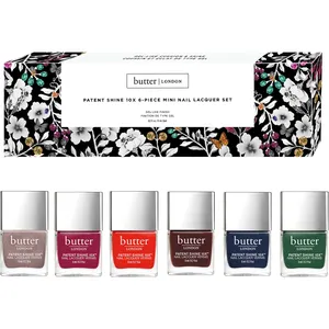 Winter Colour Basics Fashion Size Patent Shine 10X Nail Lacquer Kit - 6 Shades for Festive Manicures