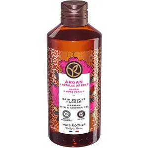 Yves Rocher Argan & Rose Petals Hammam Bath & Shower Gel - Sulfate-Free Formula - 12 Captivating Scents