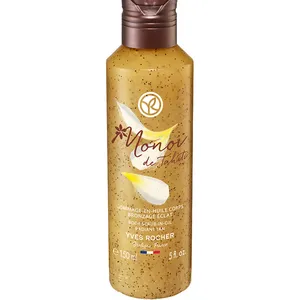 Yves Rocher Monoï Body Scrub-In-Oil Radiant Tan with Coconut Exfoliant for Soft, Smooth Skin