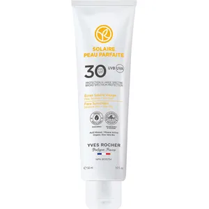 Yves Rocher SPF 30 Face Sunscreen - UVA/UVB Protection, Moisturizing with Aloe Vera, Non-Greasy