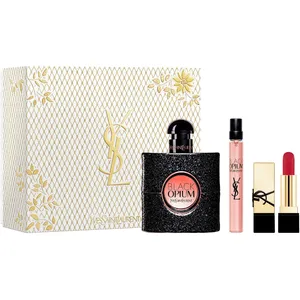 Yves Saint Laurent Black Opium Eau de Parfum & Mini Lipstick Holiday Gift Set - Luxurious Fragrance