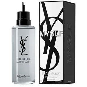 Yves Saint Laurent MYSLF Eau de Parfum 150ml Refill Bottle - Modern Masculine Woody Floral Fragrance
