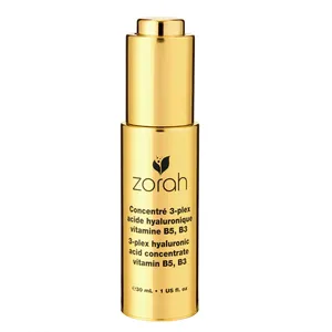 Zorah 3-plex Hyaluronic Acid Serum GOLD - Anti-Aging Moisturizing Solution for Youthful Skin