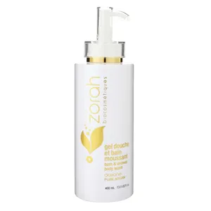 Zorah Oceane Body Wash & Shower Gel - White, Nourishing Formula with Orange & Lavender Scent