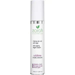 Zorah Sublime Anti-Aging Night Cream with Hyaluronic Acid for Deep Hydration and Skin Renewal
