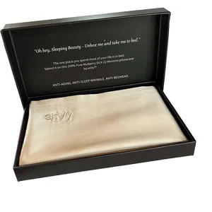 enVy Copper-Infused Silk Pillowcase - 100% Pure Mulberry, Natural White, Queen Size, 22 Momme