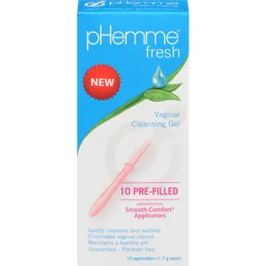 pHemme Fresh pH Balanced Vaginal Cleanser with Smooth-Comfort Applicator for Daily Freshness