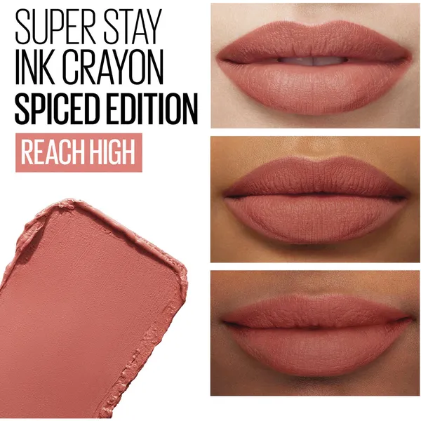 Maybelline Super Stay Ink Crayon Spiced Edition - On The Grind, 8-Hour ...