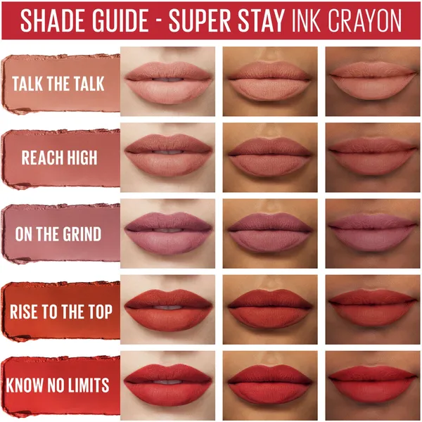 Maybelline Super Stay Ink Crayon Spiced Edition - On The Grind, 8-Hour ...